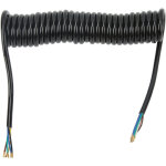 Eosnow c�ble enroul� d'extension de remorque 12, 8 pieds 20awg, 7 c?urs en cuivre polyur�thane pour d�panneuse ...