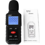 Eosnow digital lcd sound level meter, backlit display, noise decibels, portable spl meter s8607