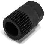 Eosnow douille d'alternateur pour d�montage de poulie de courroie trap�zo�dale, outil de boulon central ...