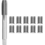 Eosnow ? outil de r�paration de filetage de bougie d'allumage m10x1, 25 ? kit avec 10 tuyaux filet�s ...