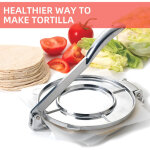 Eosnow presse � tortilla 8 pouces, farine robuste en alliage d'aluminium, machine � roti pr� - assaisonn�e ...