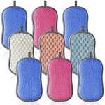 Eponge lavable 9 pcs - eponge reutilisable vaisselle - eponge microfibre antibacterienne