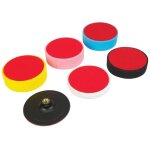 ponges de polissage auto - agrippantes lot de 6 150 x 50 mm silverline 285024