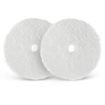 �ponge de polissage en microfibre, 2pi�ces 150mm tampons microfibres disques de finition en microfibre ...