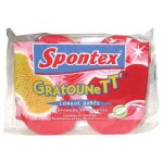 Eponge v�g�tale gratounette x2 3088 - spontex