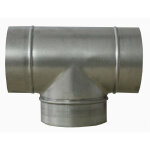 T� �querre � 90� en acier galvanis�, d 150 / 80 mm s&p (unelvent) 860743