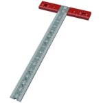 �querre en t en alliage d'aluminium, outil de dessin et de prototypage pour le travail du bois et l'architectu ...