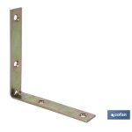 �querre d'angle plusieurs dimensions pour angle de 90� fabriqu�e en acier zingu�