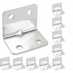 �querre d'assemblage, 10 pi�ces equerres de fixation �querre 90 degr�s angle droit coin support, l en ...