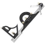 �querre combin�e 300mm avec rapporteur d'angle � niveau � bulle, t�te droite et t�te � centrer multifonction ...