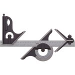 Limit �querre de pr�cision acier 300 mm avec niveau � bulle