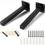 Equerre etagere industrielle support d'�tag�re mural r�tro - 20cm supports plateaux r�tro en m�tal avec ...