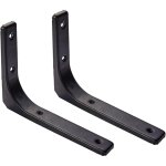 Equerre etagere murale, 2pcs equerre metal 300mm x 250mm equerre charge lourde support etagere murale ...