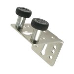 Seed - equerre de guidage sous pente - dcor : nickel - matriau : acier - profondeur : 55 mm - hauteur ...