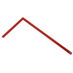 Equerre de macon acier lg 1000mm peinture epoxy laquee wilmart
