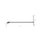 Equerre en t mle 1 / 2 bta 920 / 40 - 490 mm