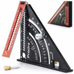 Equerre menuisier metal aluminium r�gle de triangle pliante �querre combin�e 317mm multifonction �querre ...