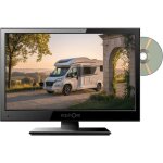 Equinoxe t�l�viseur 12v camping car led hd 15, 6  (39 cm) ultra compact + dvd