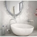 Carrelage mural faence effet graphique scale alhambra arabesque 12x12cm arabesque / lanterne 12x12 cm ...