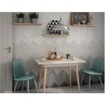 Carrelage mural faence effet artisanal country 13x13 cm bianco - brillant / poli - bote de 1 m2 - gioia ...