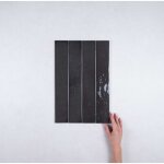 Equipe - fa�ence effet zellige noir manacor 6, 5x40 black (1m�) - les carreaux de jean