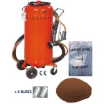 Equipement express sicoba - combin sableuse arogommeuse aspirateur mobile 106l + 4 buses 7mm + sac ...