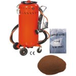 Equipement express sicoba - combin sableuse arogommeuse aspirateur mobile 106l + sac 25kg d'abrasif ...