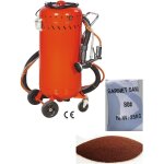 Equipement express sicoba - combin sableuse arogommeuse aspirateur mobile 106l + sac 25kg d'abrasif ...