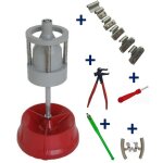 Equipement express sicoba - equilibreuse de roue manuelle + 150 masses � frapper jante alu 5 - 30g + ...