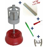 Equipement express sicoba - equilibreuse de roue manuelle portable + 100 barrettes plombs masses adh�sifs ...