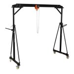 Equipement express sicoba - grue portique mobile 1t + chariot porte palan 1t 2, 5m 4mm