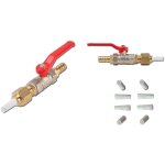 Equipement express sicoba - robinet vanne porte - buse 3 / 8' pour sableuse a�rogommeuse + 8 buses c�ramique ...