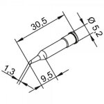 Ersa 0102wdlf35 panne de fer � souder diam�tre 3, 5 mm