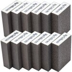 Ersandy - 12pcs �ponge de pon�age, cales � poncer kit polissage grain 60 / 80 / 100 / 120 / 180 / 220 ...