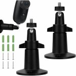 Lot de 2 support de fixation murale pour cam�ra m�tal ext�rieur support mural fixation d'int�rieur / ...