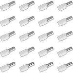 Ersandy - 20pcs �tag�re broches 5mm x 19mm goujon de cloison �paissi support d'�tag�re cheville taquet ...