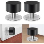 Ersandy - 2pcs but�e de porte inox stable butoir de porte but�e de porte murale but�es de porte en acier ...