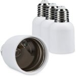 Ersandy - 4x adaptateur de douille - convertisseur de douilles e27 vers e40 - adaptateur de support de ...