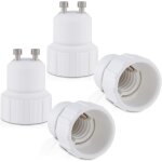 4x adaptateur de douille - convertisseur douilles gu10 vers e14 - adaptateur de support de lampe culot ...