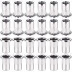 Ersandy - 60 pi�ces 304 ecrou a sertir m8 en acier inoxydable t�te plate ecrou aveugle rivet filet� ecrou ...