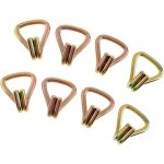 Ersandy - 8x crochets double en forme de j robuste pour sangle maximum r�sistance � la rupture en 1000 ...