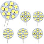 Ersandy - ampoule g4 led 2w, ac / dc12 - 24v, 200lm blanc chaud 3000k, 12x 5050smd, �quivalent ampoule ...