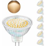 Ersandy - ampoules led gu5. 3 5w 12v mr16 spot remplace le spot halog�ne 460 lumens blanc chaud 3000k ...