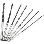 Ersandy - foret h�lico�dal extra long 300mm, ensemble d'outils de 7 pi�ces en acier tremp� � haute teneur ...
