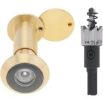 Ersandy - judas de porte, laiton judas � 200 degr�s avec foret de 16 mm, diam�tre de tuyau de 16 mm pour ...