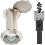 Ersandy - judas de porte, laiton judas � 200 degr�s avec foret de 16 mm, diam�tre de tuyau de 16 mm pour ...