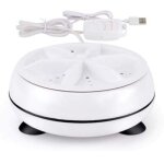 Ersandy - mini machine � laver portable � ultrasons pour enlever la salet� - c�ble usb - pour voyage, ...