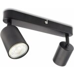 Plafonnier led � 2 flammes, pivotant et orientable spot mural, gu10 (sans ampoules) plafonnier r�tro ...