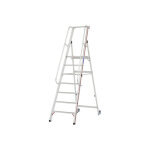 Escabeau 12 marches - hauteur max. de travail 4. 80m - 8081 / 12