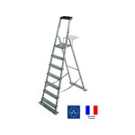 Escalux - escabeau 7 marches jardimixte en aluminium hauteur d'acc�s 3, 42m pour travaux dans le jardin ...